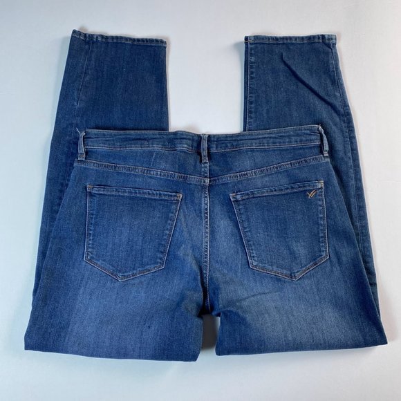 William Rast, blue mid rise Slim Straight jeans, size 12/31 - Picture 4 of 9